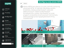 Tablet Screenshot of mepa.pl